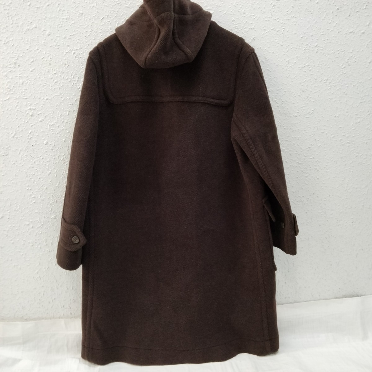 NEWYORKER MOORBROOK ニューヨーカー　ムーアブルック ヘリンボーン ダッフルコート レディース duffle coat ブラウン　英国製　コート_画像7