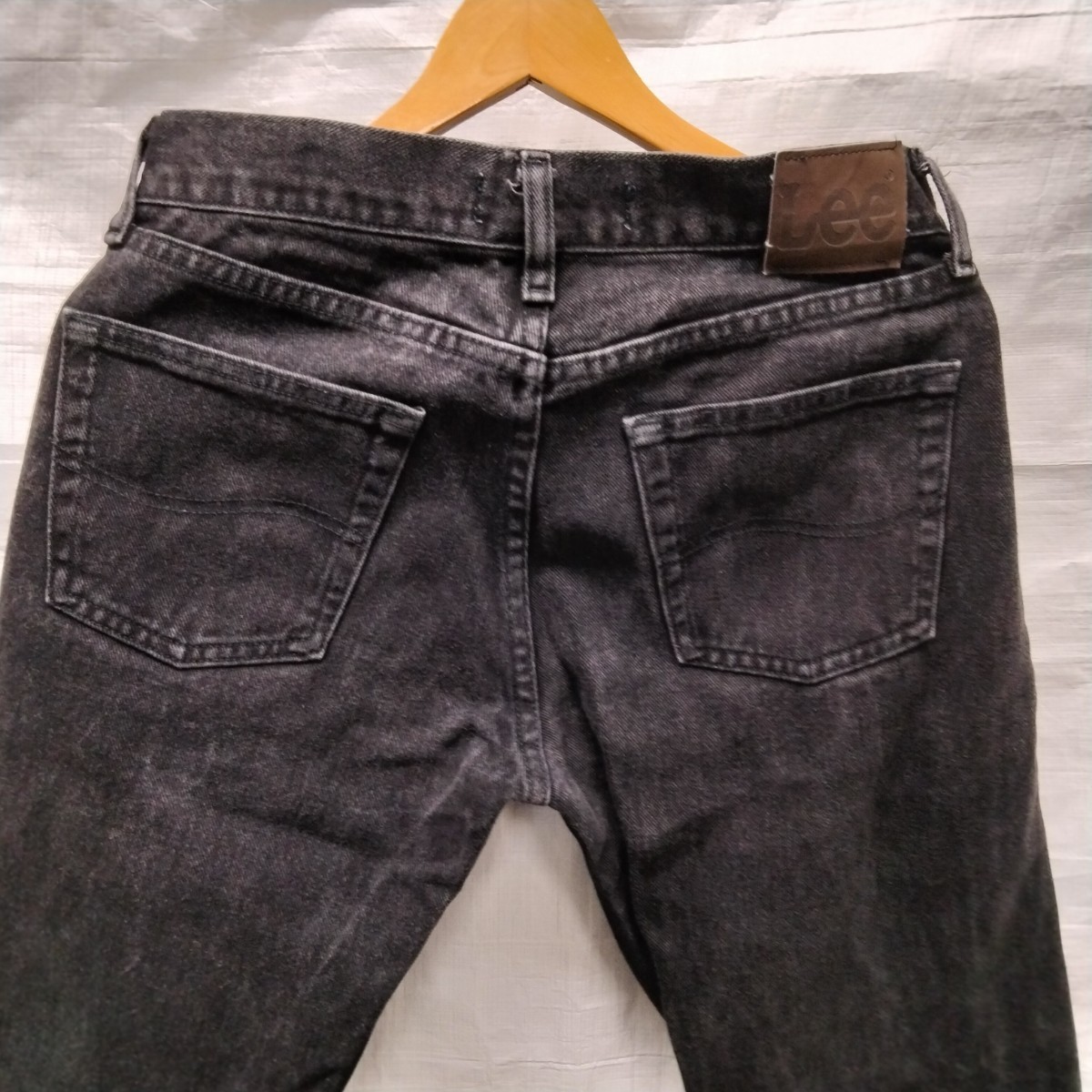 リー　LEE Lee 5pk black DENIM Jeansブラック　ジーンズ 黒　30 ストレート　ブラックジーンズ　black jeans メキシコ製　usa企画　_画像5