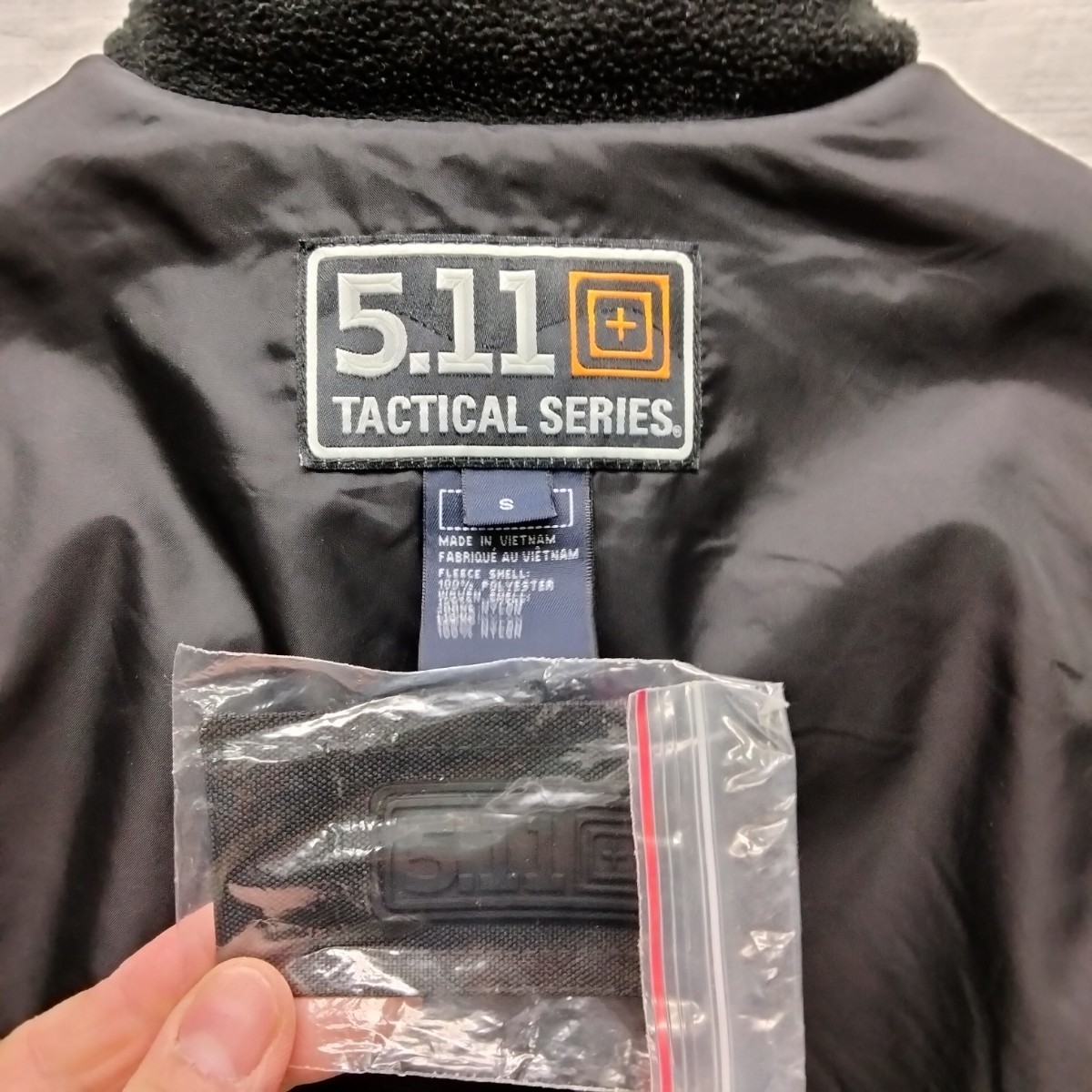 5.11 Tactical フリース ジャケット 48038 BLACK　黒　ブラック　肉厚　タクティカル　fleece 保温　ミリタリー　機能的　ポケット　s _画像8