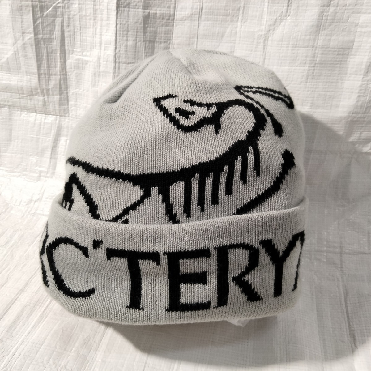 ARC'TERYX アークテリクス bird word toque バードワード　トーク　ビーニーニットキャップライトグレー grey knit cap ニット　キャップ　_画像3