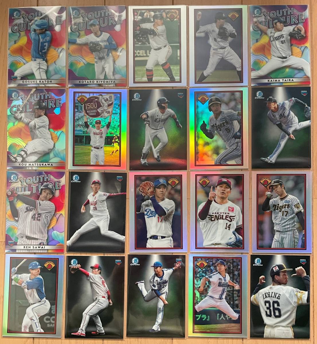 TOPPS BOWMAN CHROME インサートカード 100枚セット ルーキー RC_画像5