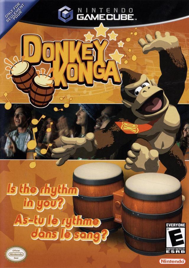 ★送料無料★北米版★ ゲームキューブ ドンキーコンガ Donkey Konga Gamecube ドンキーコング