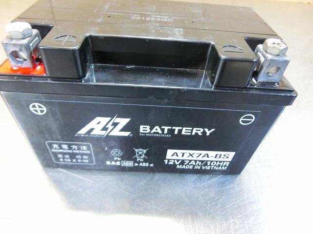 AZバッテリー ATX7A-BS☆VFR400R(NC30)、RVF400等_画像1