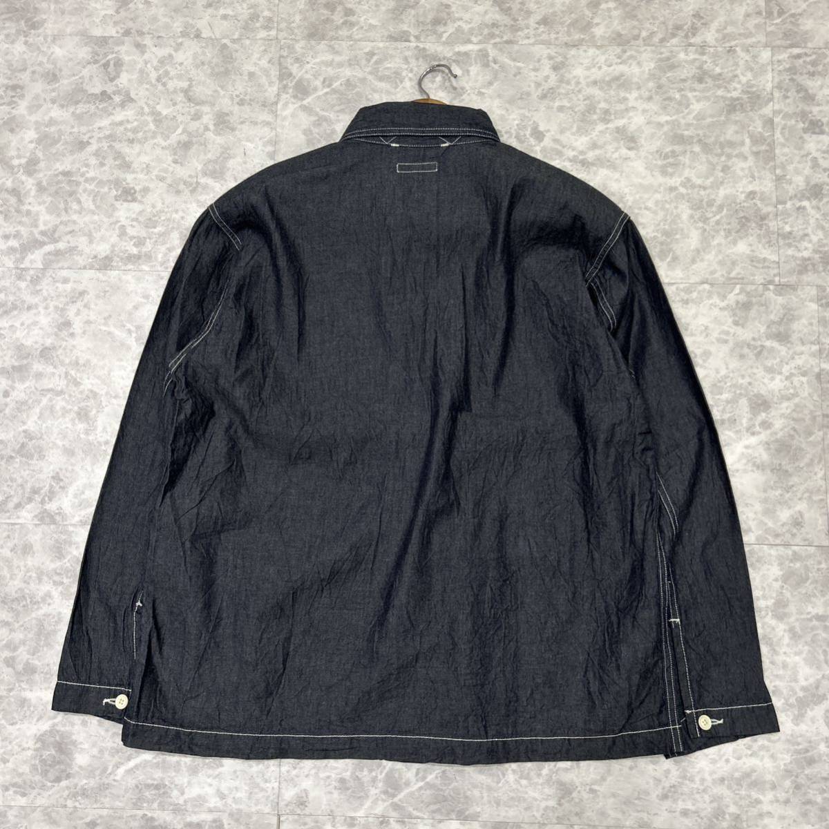 E @ American made \'.. was done design \' ENGINEERED GARMENTS engineered garment long sleeve work shirt jacket sizeS gentleman clothes outer old clothes 