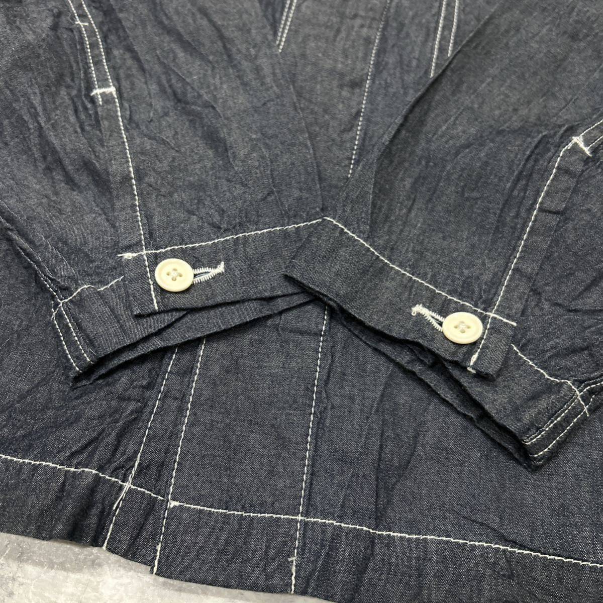 E @ American made \'.. was done design \' ENGINEERED GARMENTS engineered garment long sleeve work shirt jacket sizeS gentleman clothes outer old clothes 