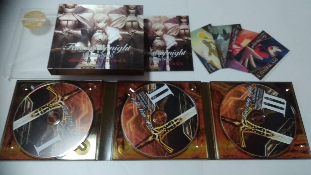 Fate/stay night Reaita Nua ORIGINAL SOUND TRACK 初回生産分 （セイバー＆凛＆桜＆士郎）キャラクターカード全４種の画像2