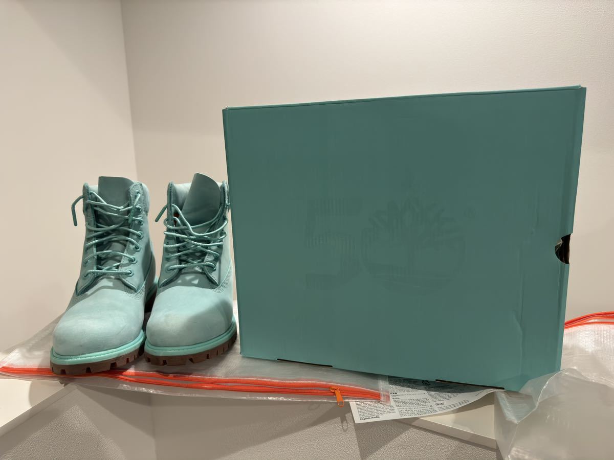 【50周年】Timberland プレミアム ブーツ ライトグリーン　26.5センチ_画像5