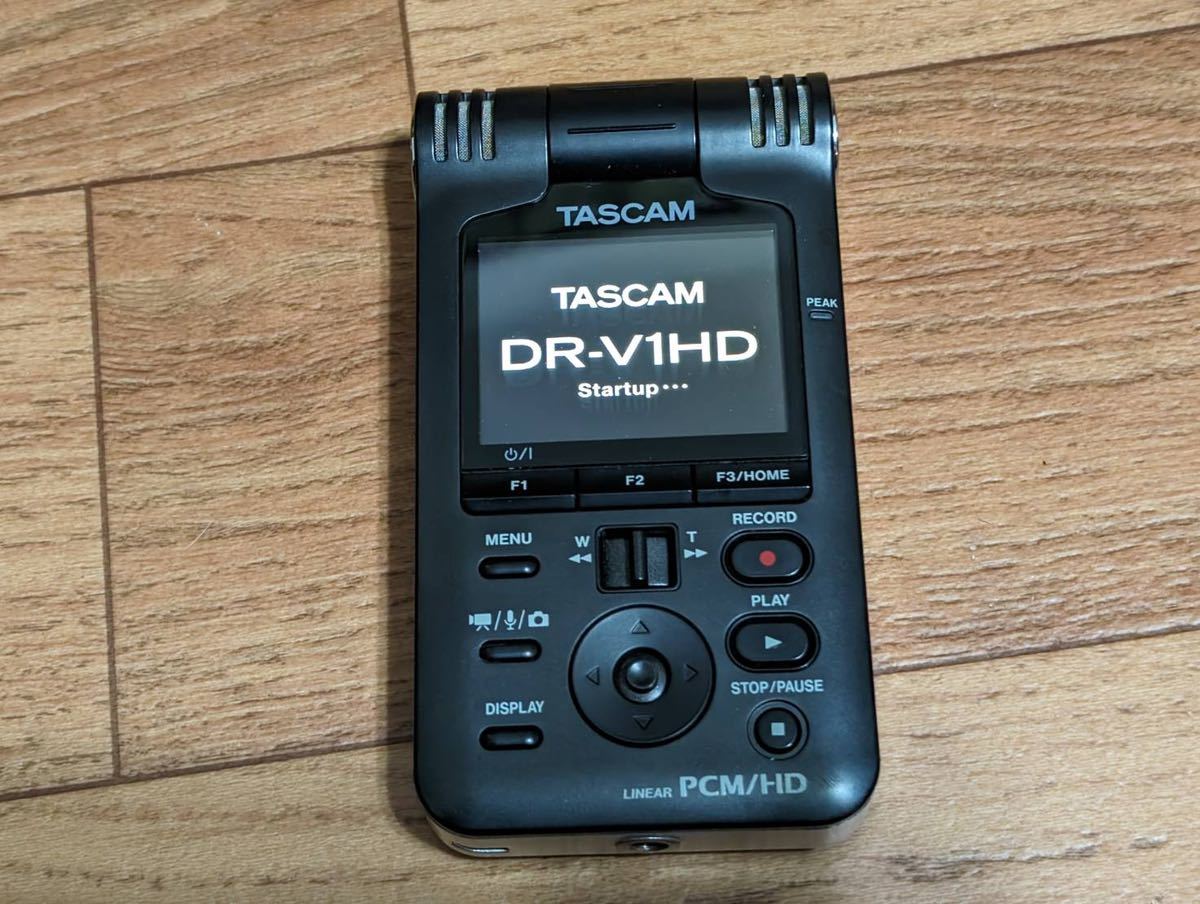 タスカム TASCAM DR-V1HD リニア PCM/HDビデオ レコーダー RECORDER _画像2