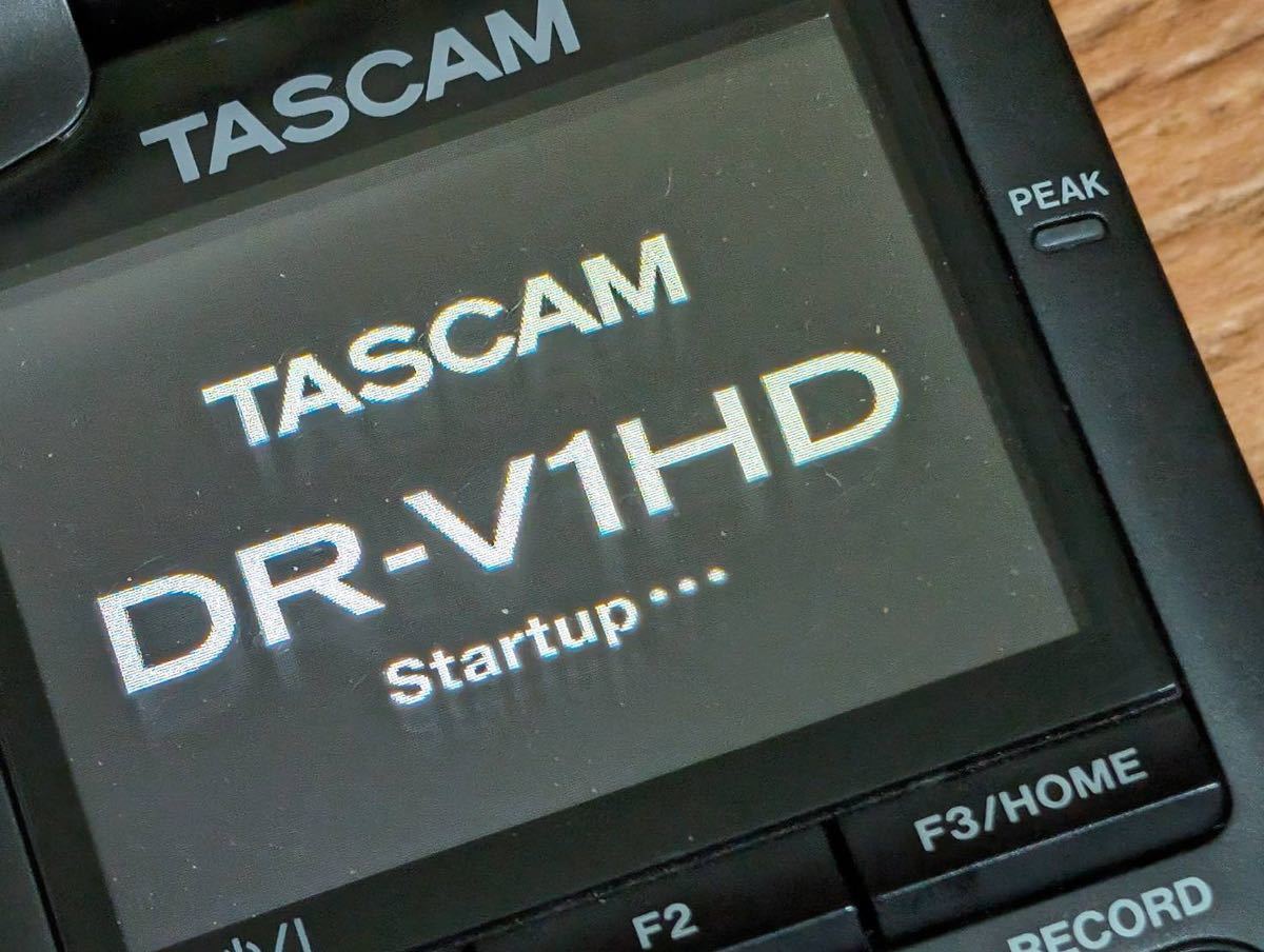 タスカム TASCAM DR-V1HD リニア PCM/HDビデオ レコーダー RECORDER _画像3