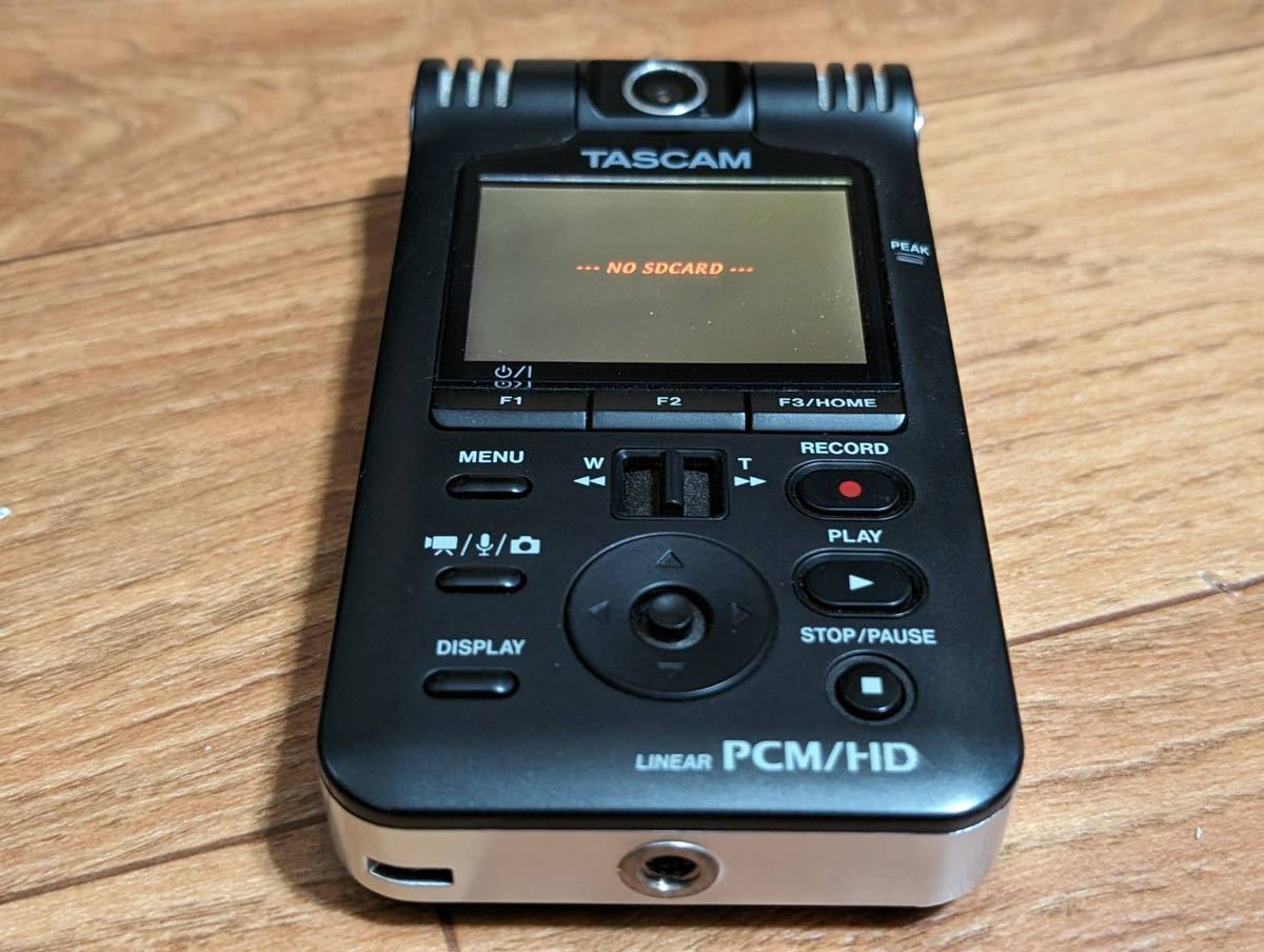 タスカム TASCAM DR-V1HD リニア PCM/HDビデオ レコーダー RECORDER _画像4