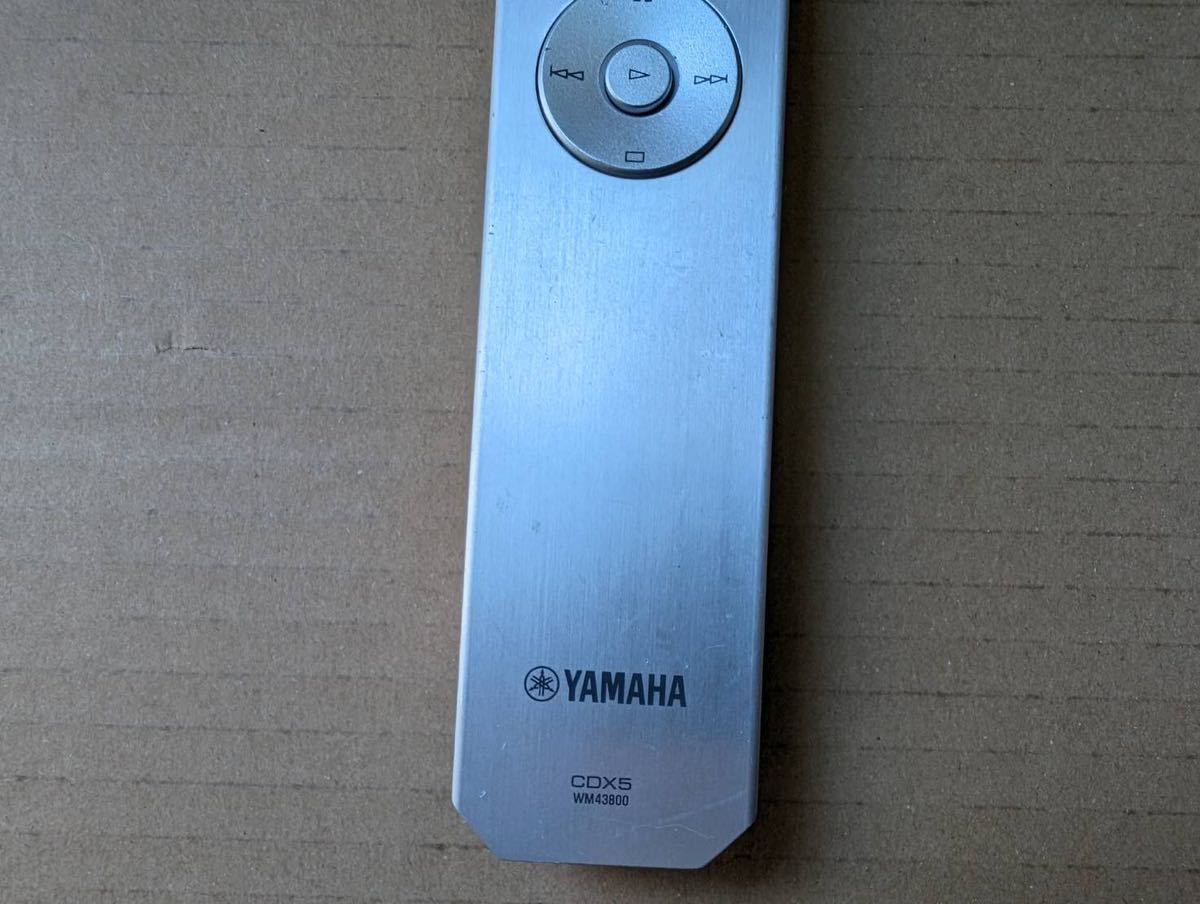 ヤマハ YAMAHA リモコン CDX5 WM438000 YAMAHA CD-S1000 プレーヤーに_画像3