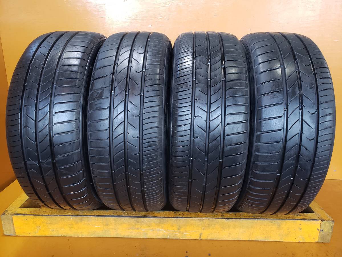 【R322】8.0分山 トーヨーTRANPATH 215/55R17 4本_画像1