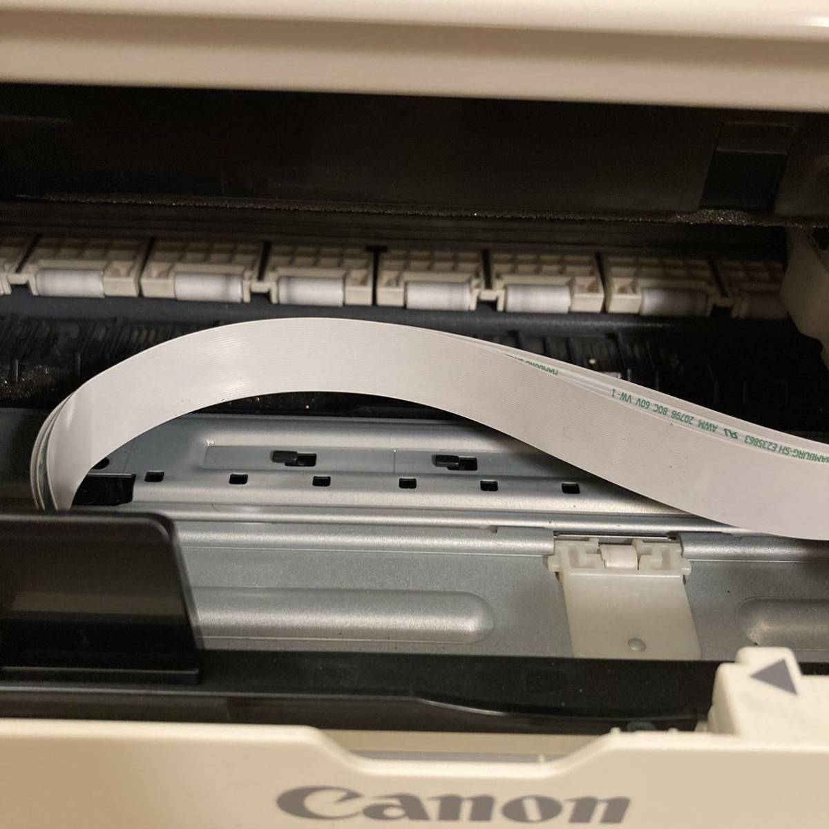【中古動作品】総印刷枚数401-450枚！Canon キャノン PIXUS インクジェットプリンター 複合機 MG7730 ホワイトの画像8