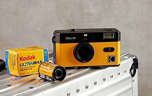 【タイムセール】 フォーカスフリー Kｏｄａｋ Uｌｔｒａ F9 フィルムカメラカメラ 35ｍｍ － 再利用可能 フラッシュ内蔵_画像7