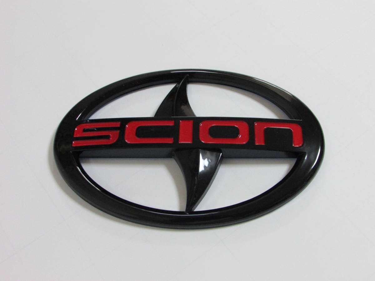 SCION サイオン トヨタ エンブレム ブラック_画像1