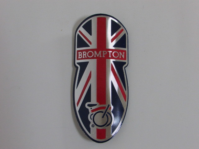 BROMPTON ブロンプトン ヘッドバッチ エンブレム ユニオンジャックの画像1
