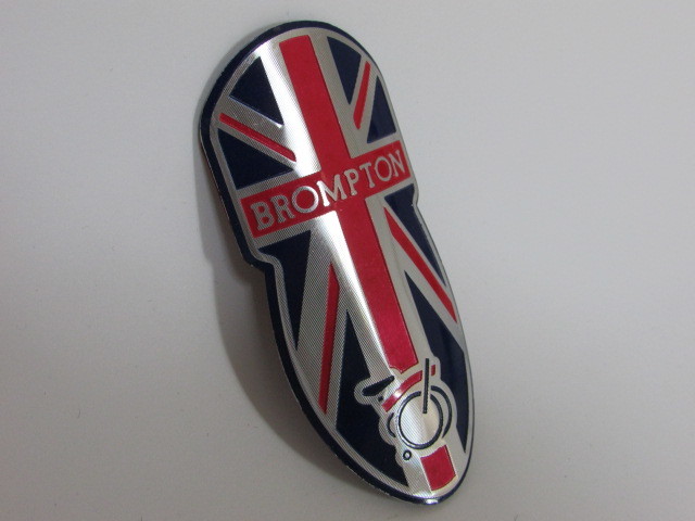 BROMPTON ブロンプトン ヘッドバッチ エンブレム ユニオンジャックの画像2