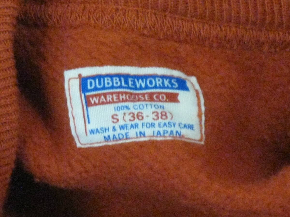 ダブルワークス　DUBBLEWORKS　ウエアハウス　WAREHOUSE＆CO.　両面プリントスウェットシャツ　サイズＳ_画像5