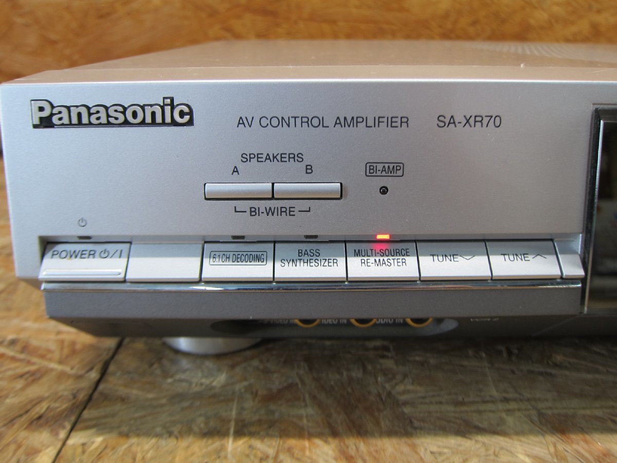 ◎【動作確認済み】Panasonic SA-XR70-S デジタルAVコントロールアンプ◎SP116