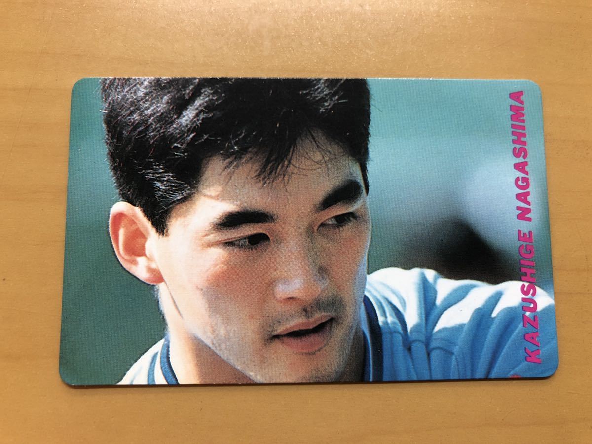 カルビープロ野球カード 1991年 長嶋一茂(ヤクルトスワローズ) No.34の画像1