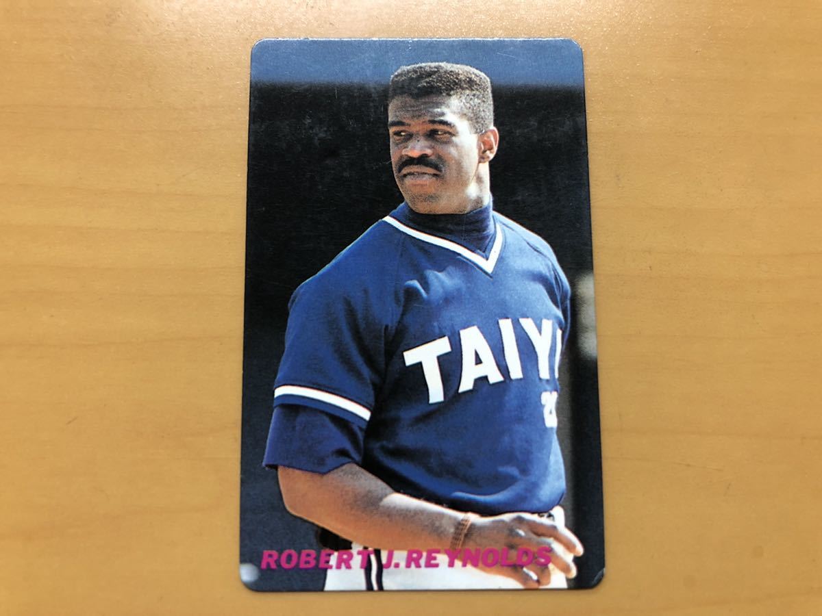 カルビープロ野球カード 1991年 ロバートジェイムスレイノルズ(大洋ホエールズ) No.35の画像1