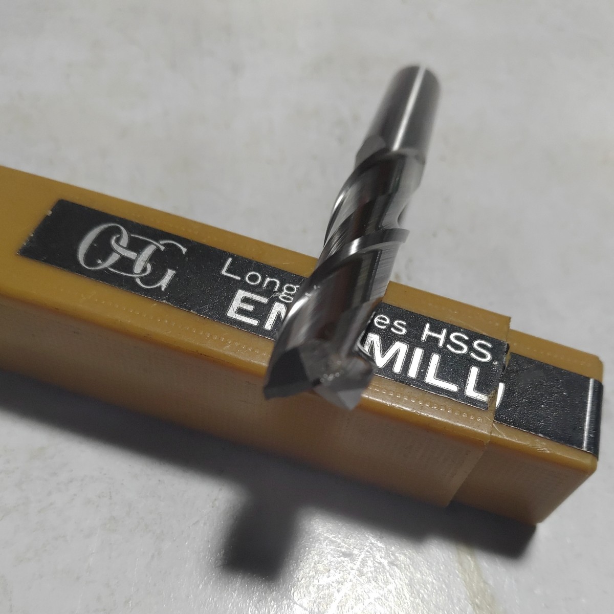 re185 再研磨品 OSG EDL 10 ロングエンドミル 刃 ハイス_画像4