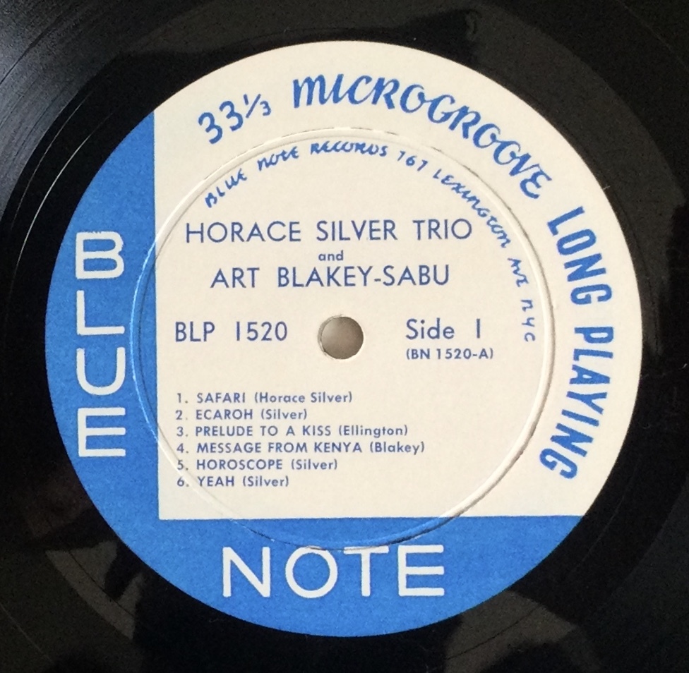 【レコード】・米盤・オリジナル・美盤・ブルーノート・Lexingtonプレス / ホレス・シルバー・トリオ BLUE NOTE 1520の画像6