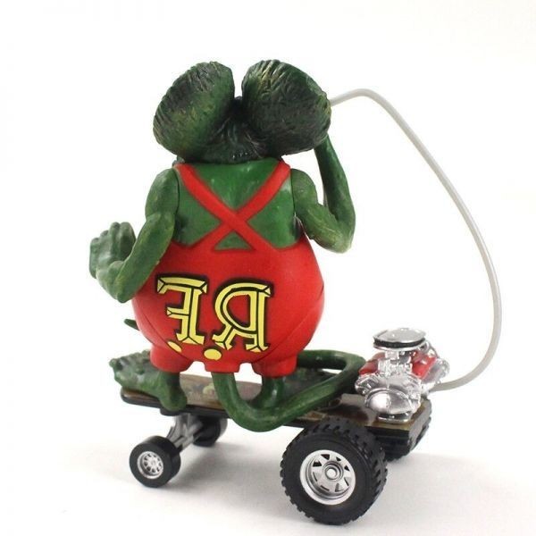 11cmlato fins k skateboard skateboard Rat Fink R.F. figure PVC doll toy model american miscellaneous goods 