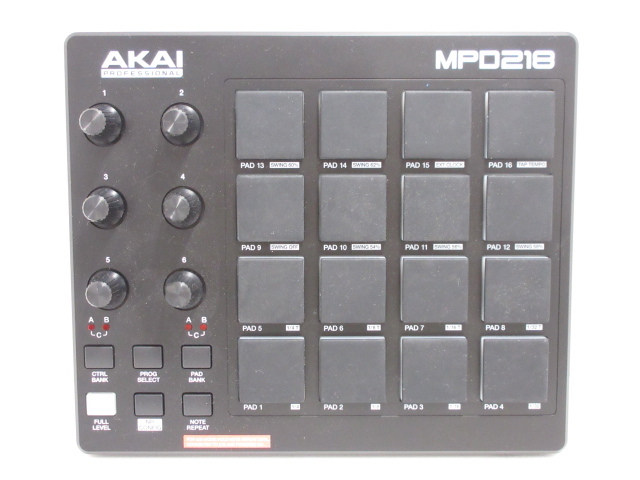 s24119-rj [送料950円] ジャンク○AKAI MPD218 DJコントローラー [091-240126]