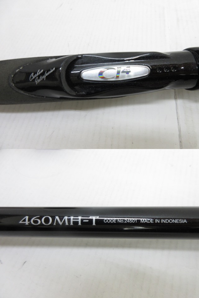 n12899-rj 中古ロッド□SHIMANO ボーダレス 460MH-T 磯竿 振り出し：穂先から2番目ガイドまで7.8cm [120-240118]_画像5