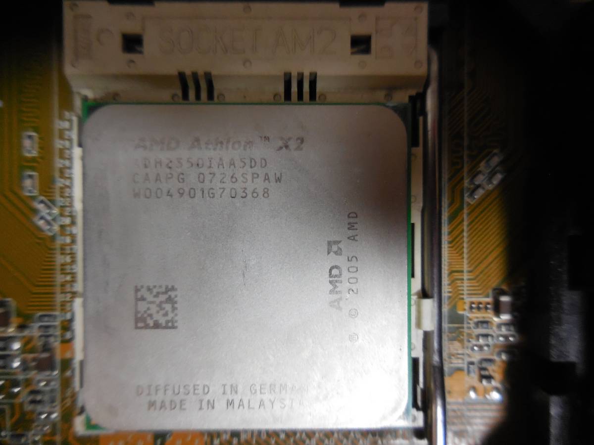 ASUS M3A78-EMH HDMI・Athlon X2 BE-2350・DDR2-800 2GBx4・リテールクーラー のセット Socket AM2+ AM2 AMD 780G SB700_画像5