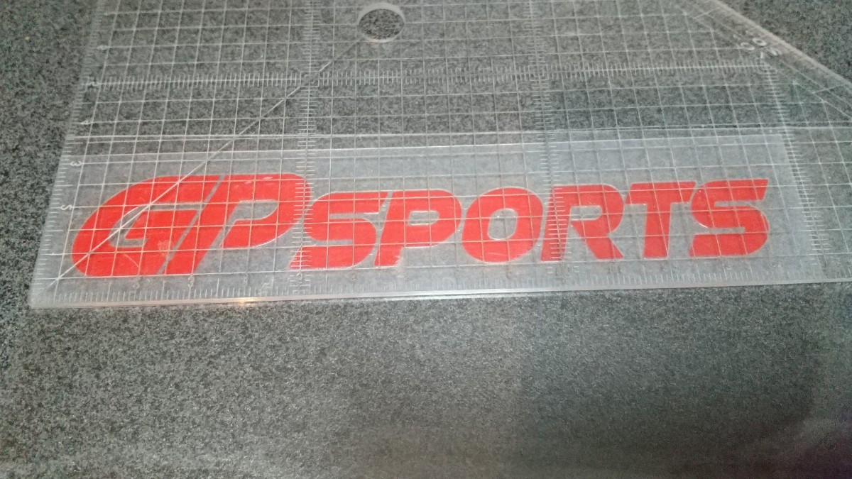 GP SPORTS ジーピー スポーツ ステッカー シール 新品の画像3