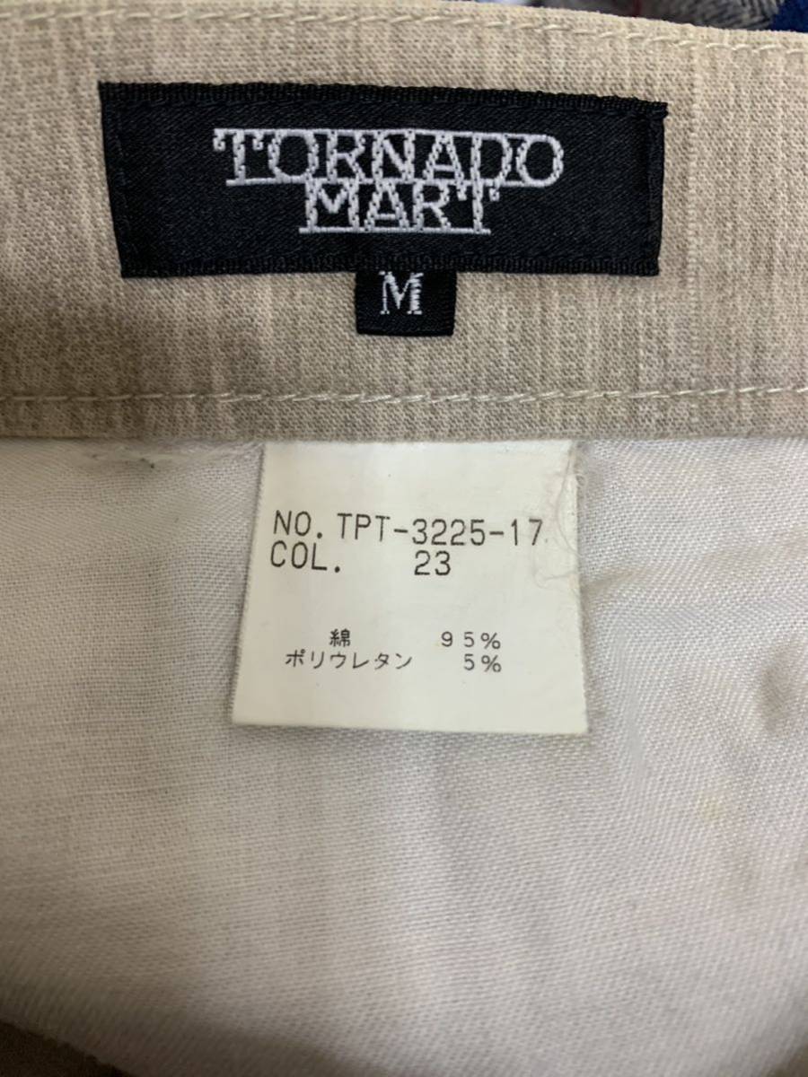 00s Rare Tornado Mart Slab Denim Pants Jeansトルネードマート フレアデニム ベルボトム サイズM Archive Y2K Japanese label_画像3