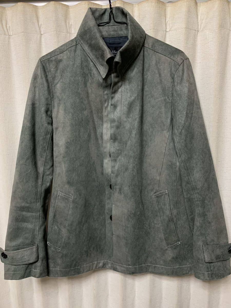 00s rare Tornado Mart Suede Hairline Coverall Jacketトルネードマート スエードジャケット サイズM Archive Y2K japanese label_画像1