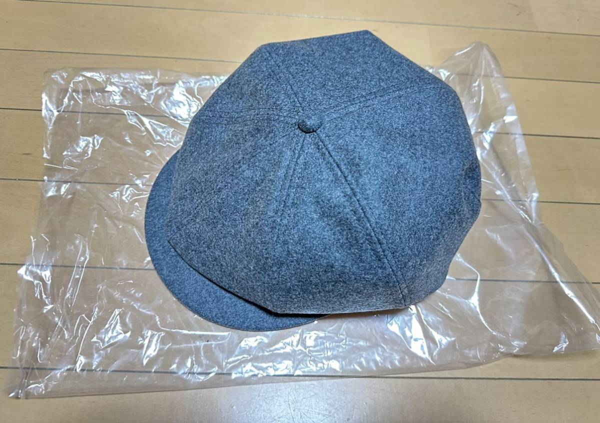 新品未使用 THE H.W.DOG&CO L/W WTN CAP - Grey 38 帽子 定価 17600円_画像2