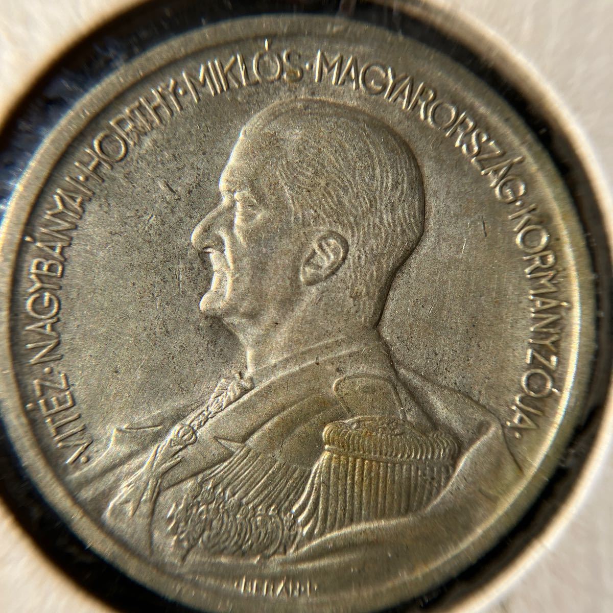 【未使用品】ハンガリー　5ペンゲー銀貨　1939年　レア　貴重★18_画像3