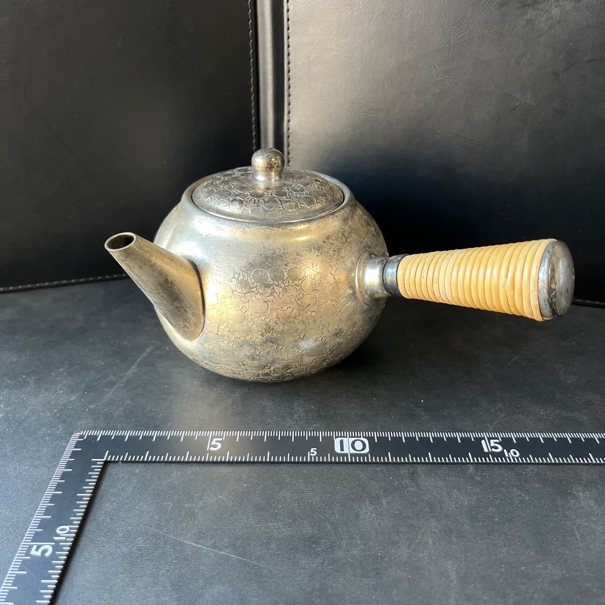 開新堂 いぶし銀 急須 茶壷 茶壺 茶器セット 煎茶道具 銀仕上げ 開新堂 いぶし銀 急須 茶壷 茶壺 茶器セット 煎茶道具 銀仕上げ