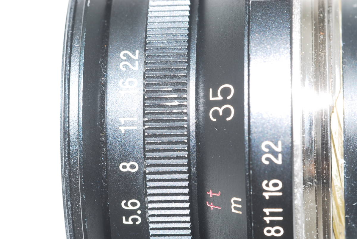 ★良品★Voigtlander フォクトレンダー Color Skopar カラースコパー 35mm F2.5 C ブラック Lマウント♪_画像5