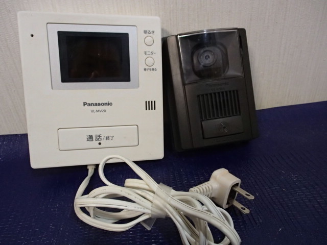 Panasonic パナソニックテレビドアホン VL-MV20X/VL-V564-Kの 親機 子機　セット_画像4