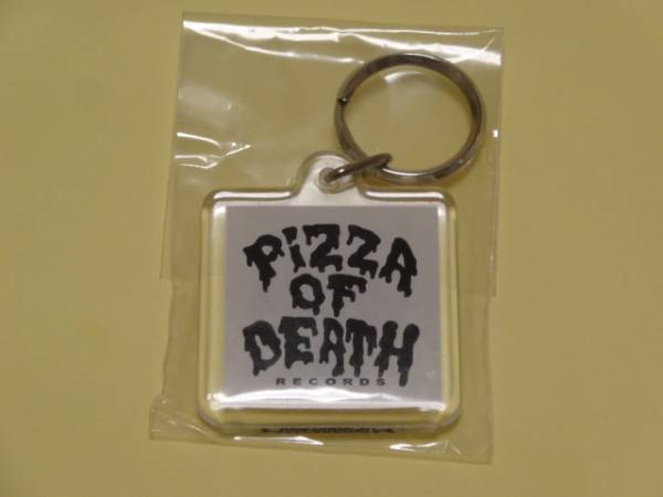 新品/Pizza of DEATH コラボキーホルダー/ピザオブデス_画像1