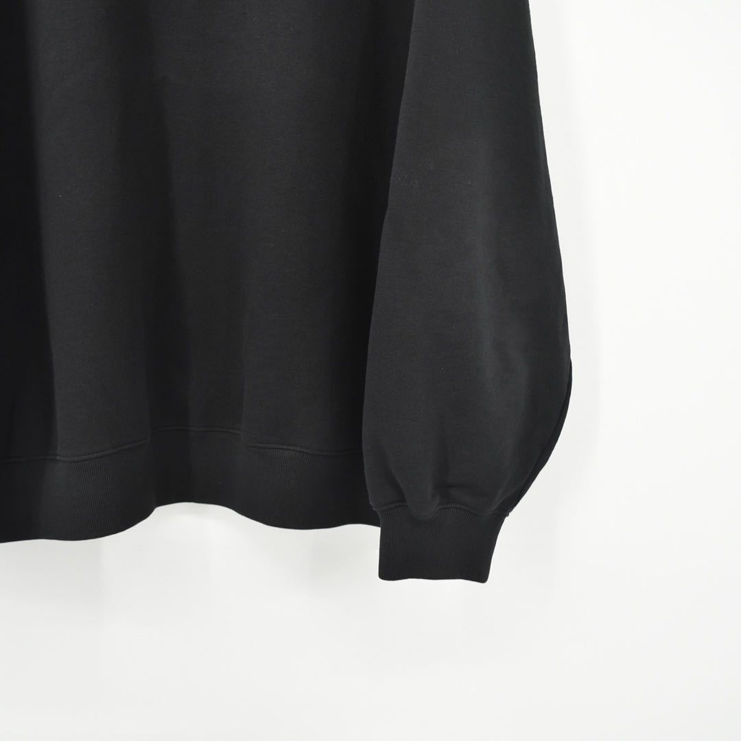 DRIES VAN NOTEN ドリスヴァンノッテン Sweatshirt オーバーサイズスウェットトレーナー BLACK L_画像6