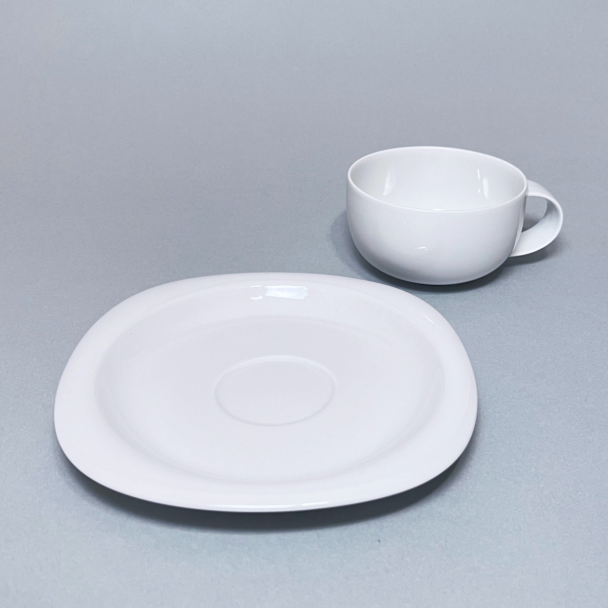 Timo Sarpaneva Rosenthal[SUOMI /somi white ] tea cup & saucer 2 customer set timo* monkey panel va Rosenthal Studio Line