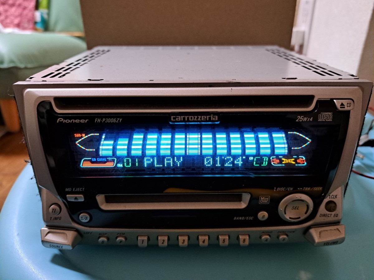 CD MD カロッツェリア Carrozzeria カーステレオ FH-P3006ZY中古 CD MD カロッツェリア Carrozzeria カーステレオ FH-P3006ZY中古