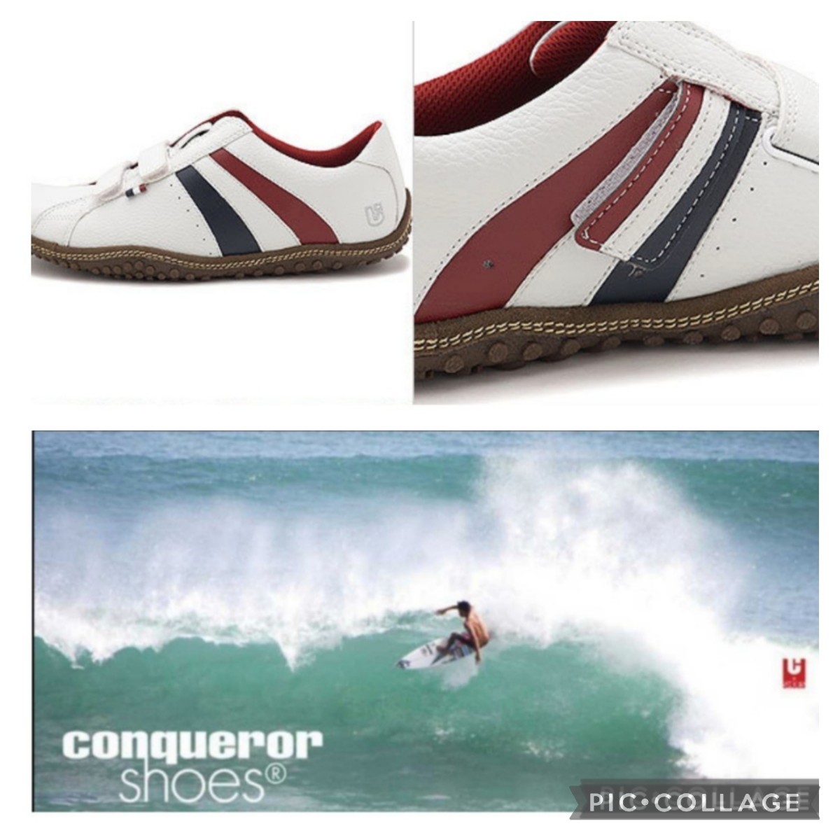 新品conquerorコンカラーsurf系ストリート系ス ニーカーsize26の画像3