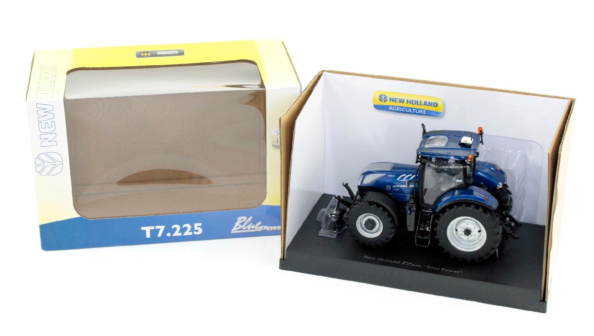 【中古・美品】1/32 New Holland T7.225 ブルーパワー Blue Power 2016 KYOSHO：_画像1