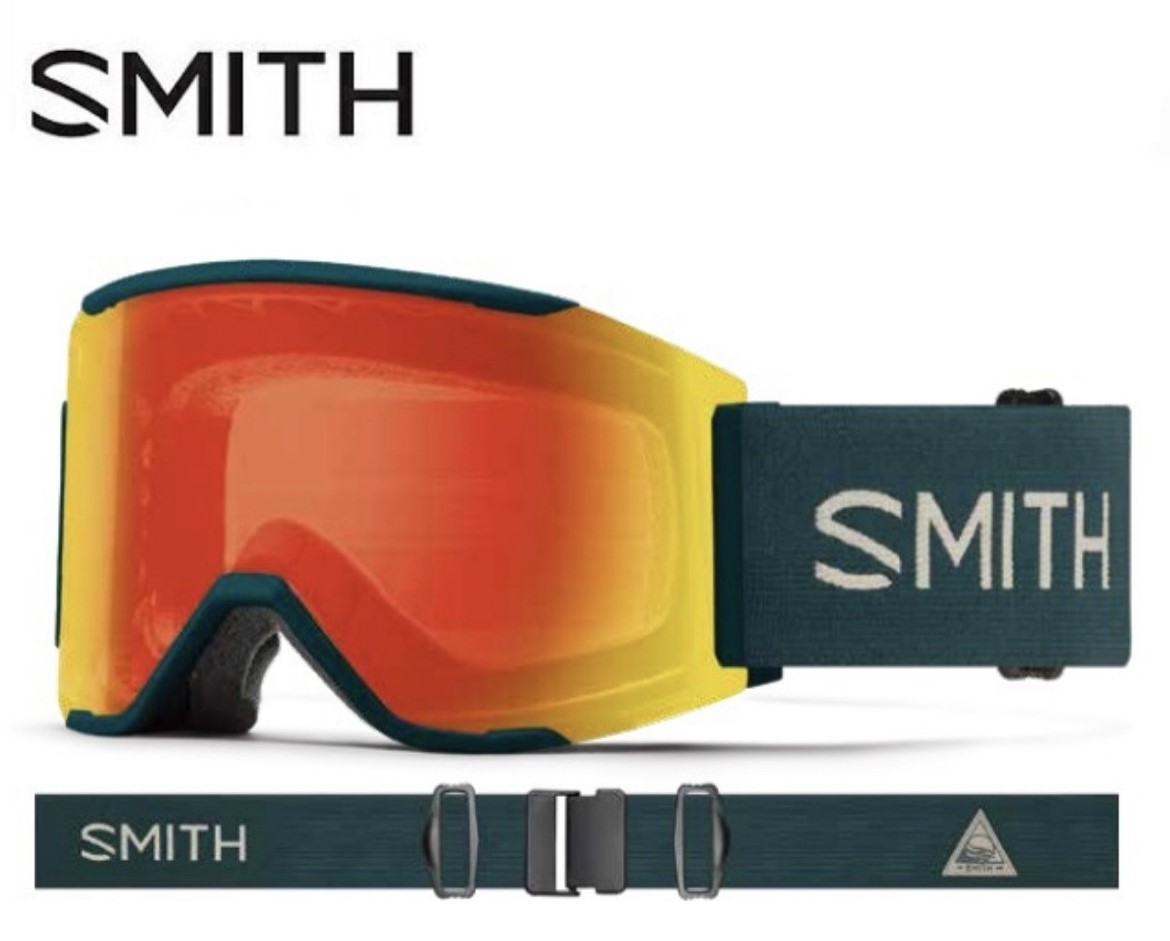 2023-2024 SMITH SQUAD MAG 調光レンズ スペアレンズ付 スミス スカッドマグ アジアンフィット スノーボード スキー 日本正規品