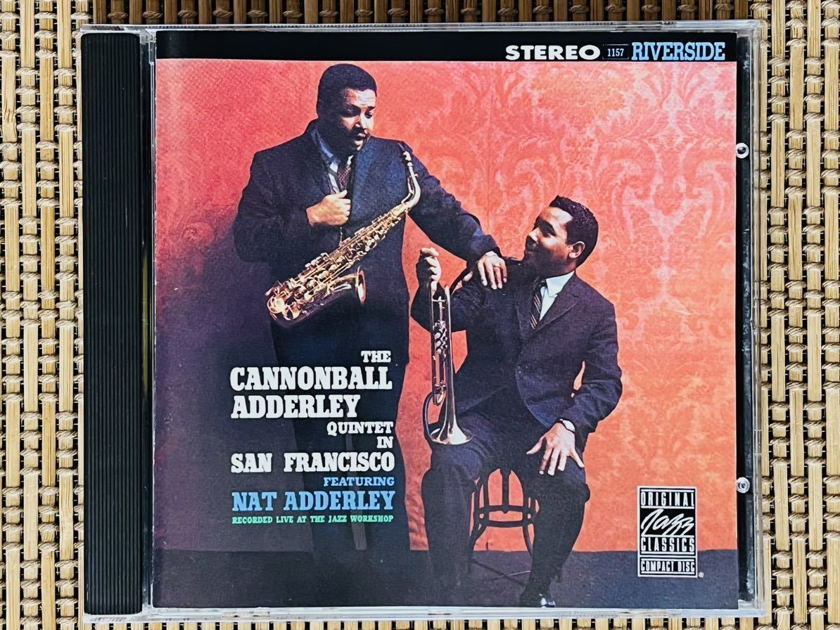 CANNONBALL ADDERLEY QUINTET／IN SAN FRANCISCO／FANTASY (RIVERSIDE) OJCCD-035-2／米盤CD／キヤノンボール・アダレイ／中古盤_画像1