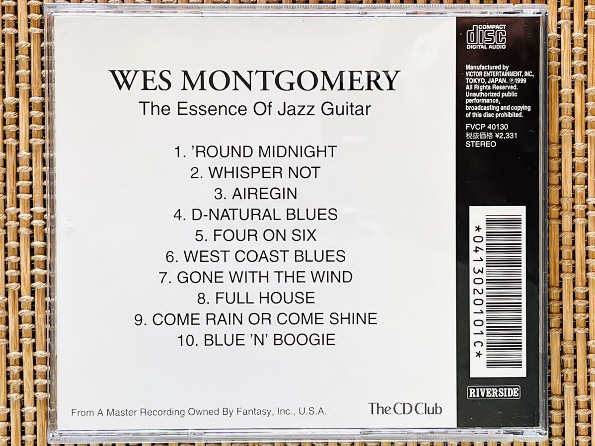 ウェス・モンゴメリー／ジャズ・ギターの神髄／VICTOR ENTERTAINMENT (RIVERSIDE) FVCP-40130／国内盤CD／WES MONTGOMERY／中古盤の画像2