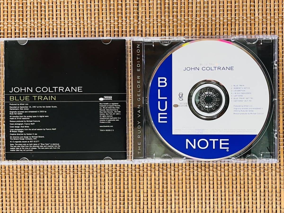 JOHN COLTRANE／BLUE TRAIN／BLUE NOTE RECORDS 7243 4 95326 2 5／米盤CD／ジョン・コルトレーン ／中古盤_画像3