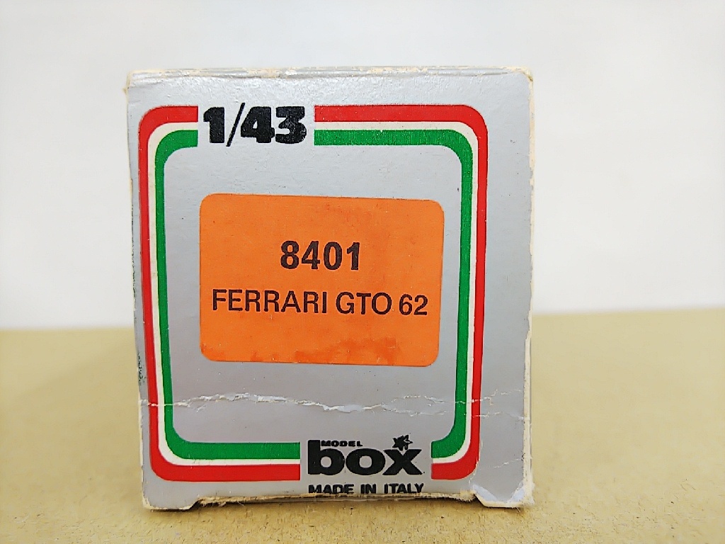 ■ BOX MODELボックス モデル 1/43 FERRARI GTO 62 赤茶色 フェラーリ モデルミニカー_画像7